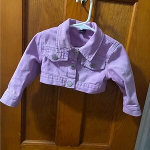 OshKosh B'gosh Light Purple Denim Jacket